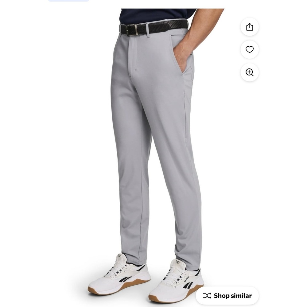 Reebok Men's 6-Pocket Pants – Light Grey – Size 32x32